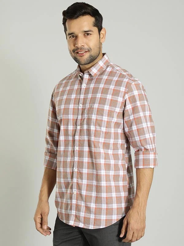 Indian Terrain Men Checkered Multicolor Shirt